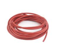 ACVACV Tubo de Silicona Rojo óxido de 10 m, for mejoras del hogar, Resistente al Calor, Tubo de refrigeración por vacío, Bomba de Aire, Accesorios de Manguera de Goma Blanda.(15x20mm)