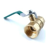ACVACV Válvula De Bola De La Junta del Conector De Hilo Hembra A Hembra De 2 Piezas De 1 Piezas, For Las Válvulas De Las Bolas De Latón del Grifo De Gas De Agua