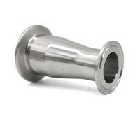 ACVACV Virola de Acero Inoxidable SS304 de Grado Sanitario, Reductor concéntrico de Tres Clips, for Accesorios de Manguera de jardín doméstico(76x38to91x50.5)