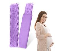 ACWOO 2 Pcs Compresa Fría Perineal, Almohadillas de Alivio Posparto para Frío y Calor, Almohadillas de Enfriamiento Posparto, Bolsas de Gel Perineal Frío-Calor, Reutilizable y Lavable, Púrpura