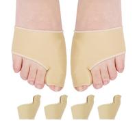 ACWOO Corrector de Juanetes, 4 Separador y Protector de Juanetes, Protector de Juanetes con Gel Suave, Enderezador de Juanetes, Correctores Hallux Valgus, Juanetes Corrector, Almohadillas de Juanetes