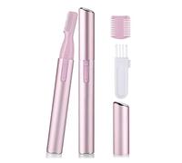 ACWOO Depiladora Eléctrica de Cejas, Portátil, Sin dolor Removedor de Vello Facial, Afeitadora Maquinilla Impermeable para Cara, Piernas, Nariz, Bikini para Mujer (Rosado)
