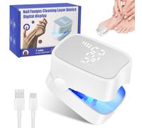 ACWOO Dispositivo de Antifúngico de Uñas, Limpieza y de Hongos en Uñas, Recargable y Portátil para Promueve el crecimiento de uñas nuevascon Temporizador