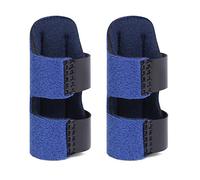 ACWOO Férula en Gatillo, 2PCS, Soporte de Extensión con Ayuda de Aluminio Incorporada, para Dedos Rotos, Tensos, Artritis, Tendinitis (Azul)