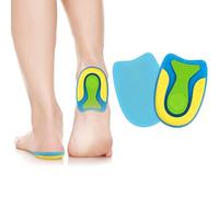 ACWOO Talonera De Silicona, 1 Pare Gel Ortopédico Para El Talón, Taloneras Fascitis Plantar, Taloneras Gel, Copas Para Talones, Para Aliviar El Espolón Calcáneo, Fascitis Plantar Y Tendinitis (L)
