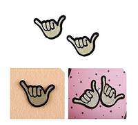 Acxico 2 parches decorativos bordados a mano para ropa