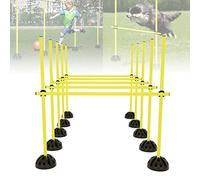 ACXIN Agility - Juego de barras de entrenamiento para entrenamiento condicional, multifuncional, juego de obstáculos para entrenamiento para saltar, dribing, deportes escolares (amarillo)