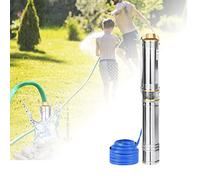 ACXIN Bomba de agua sumergible pozo 100 cm - Bomba para pozos profundos profundos, Bomba Sumergible de 92 mm de diámetro, (0,37 kW/4.000 l/h)