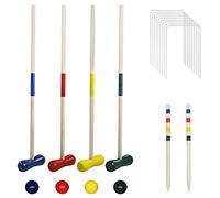 ACXIN Juego de croquet, juego de césped de jardín al aire libre, juego de madera, juego de juego para niños y adultos, juego de entrenamiento deportivo