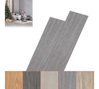 ACXIN Suelo de PVC, suelo de vinilo autoadhesivo, 18 unidades para suelos de 2,5 m² aproximados, vinilo adhesivo, efecto madera, 91,44 x 15,24 x 0,2 cm (gris)