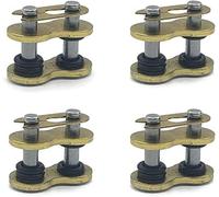 ACZMTPJ Golden 4pcs/lot DID 525 Cadena de conexión Master Link O-Ring Seal para motocicleta Dirt Bike ATV Quad