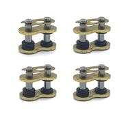 ACZMTPJ Golden 4pcs/lot DID 530 Cadena de conexión Master Link O-Ring Seal para motocicleta Dirt Bike ATV Quad