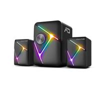 AD ADVANCE Set de Altavoces Soundphonic 2.1 RGB - Sonido Potente 11 W RMS - Compatible con PC-Mac - Conexión BLUTOOTH o Jack 3,5 mm