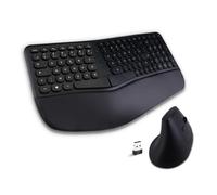 AD ADVANCE Smart Ergo Combo - Pack de teclado/ratón inalámbrico ergonómico