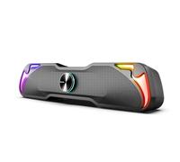 AD ADVANCE SOUNDPHONIC Barra de Sonido para Juegos PC/Mac I ALIMENTACIÓN USB I Control táctil I Rejilla metálica I Conexión Jack O Bluetooth I ILUMINACIÓN RGB Retro I 6W RMS I Diseño Compacto
