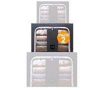 AD ALEM DISSO, 2x66L Cajas Almacenaje, Cajas Organizadoras, Cajas Almacenaje Ropa, Organizar Armario, Cajas para Guardar Ropa, Cajas para trastero, Apilables, Cremallera, Fotos auténticas