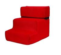 AD-BCrbgen Caseta for Perros portátil, caseta for Mascotas con Cerca Antideslizante for Cachorros, Gatitos y Conejos, Jaula for Mascotas for Uso en Interiores, jaulas for Gatos for Interiores(Red)