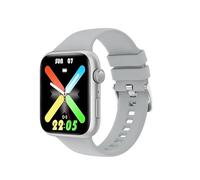 AD-BCrbgen Llamada Bluetooth Bajo Consumo de energía Oxígeno en Sangre Entrenamiento respiratorio Nivel de natación Impermeable Reloj Inteligente (Color : Grey)