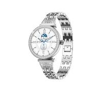 AD-BCrbgen Reloj Inteligente for Mujer Llamada Pantalla AMOLED HD Diámetro de Carga inalámbrico Resistente al Agua 38 mm (Color : Steel)