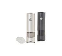 AD HOC Molinillo eléctrico de sal y pimienta MILL17cm gris oscuro y claro gris