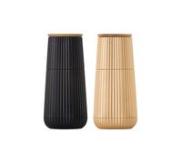 AD HOC Set de molinillos de sal y pimienta SCAPE 12cm Negro + Oro oro