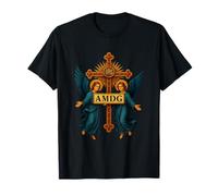 Ad Maiorem Dei Gloriam IHS Christogram Católico Latín Camiseta