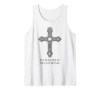 Ad majorem Dei gloriam - Gloria católica de Dios Camiseta sin Mangas