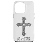 Ad majorem Dei gloriam - Gloria católica de Dios Carcasa para iPhone 13 Pro