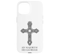 Ad majorem Dei gloriam - Gloria católica de Dios Carcasa para iPhone 15
