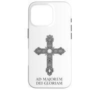 Ad majorem Dei gloriam - Gloria católica de Dios Carcasa para iPhone 16 Pro
