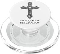 Ad majorem Dei gloriam - Gloria católica de Dios PopSockets PopGrip para MagSafe