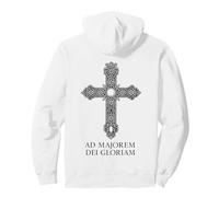 Ad majorem Dei gloriam - Gloria católica de Dios Sudadera con Capucha