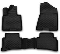 AD Tuning fm15003 Ajuste Goma fuàÿ Alfombrillas (5 Piezas), Color Negro