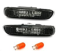 AD Tuning GmbH & Co.Set de Intermitentes Frontales KG 960020, Cristal Transparente Negro