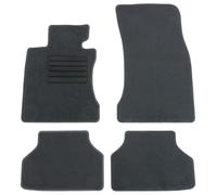 AD Tuning GmbH hg10003 Terciopelo Ajuste Soporte Negro Auto Juego de Alfombrillas para alfombras Alfombras Carpet Floor Mats