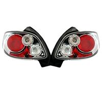 AD Tuning Juego de Faros Traseros 940087 (2 Piezas), Cristal Transparente Cromado, con Reflector