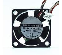 AD0205LB-G53 2510 Ultra Quiet Fan, DC5V Dual Ball Raspberry Pi 3D Printer Mini Fan