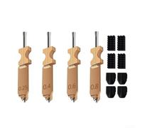 AD5X Boquilla de extremo caliente para FlashForge AD5X, cabezal extrusor totalmente metálico de 300 °C, desmontaje rápido para PLA ABS para PETG para TPU, paquete de 2 (B)