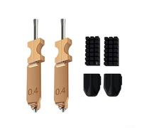 AD5X Boquilla de extrusión de extremo caliente Garganta All-Metal 300 ° C Bloque de calefacción de acero inoxidable para Flashforge AD5X para PLA ABS PP PC Nylon (A)