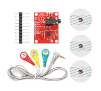 AD8232 ECG Módulo Kit Binghe AD8232 EKG ECG Medición Pulso Sensor de Frecuencia Cardíaca, AD8232 Mediciones de ECG Módulo con Cable Compatible con Arduino