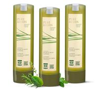 ADA Cosmetics Loción de manos y corporal, vegana con melisa, tomillo y romero, loción revitalizante, nutritiva para la cara, cuerpo y piel, recarga para Smart Care, Pure Herbs - Fabricado en Alemania