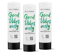 ADA Cosmetics Loción manos y cuerpo Be Different 3 x 300 mL | Cuidado hidratante, aroma afrutado y revitalizante de lima y menta - recarga para dispensador SmartCare, Made in Germany
