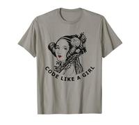Ada Lovelace Camiseta Código Como Una Chica Camiseta
