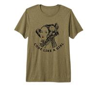 Ada Lovelace Camiseta Código como Una Chica Camiseta Premium