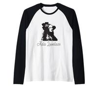 Ada Lovelace - Mujer Fuerte Envejecida y Vintage Camiseta Manga Raglan