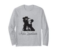 Ada Lovelace - Mujer Fuerte Envejecida y Vintage Manga Larga