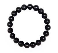 Adabele - 1 pulsera elástica natural de piedras preciosas de 8 mm, cuentas de 7 a 8.5 pulgadas, cristal curativo de cuarzo energético, joyería de chakras, regalo de cumpleaños para mujeres y hombres