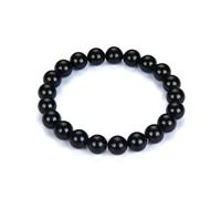 Adabele - 1 pulsera elástica natural de piedras preciosas de 8 mm, cuentas de 7 a 8.5 pulgadas, cristal curativo de cuarzo energético, joyería de chakras, regalo de cumpleaños para mujeres y hombres