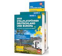 ADAC Stellplatzführer 2025 Deutschland und Europa: Über 6000 Stellplätze - mit rund 550 Bauernhöfen und Weingütern, ADAC Campcard, Planungskarten und Rabatt-Coupons