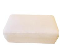 adadvo Funda Otomana Cuadrada, Rectángulo Funda De Reposapiés Almacenamiento Funda de Puff con Parte Inferior Elástica(G5,80-90x65-75x25-35)